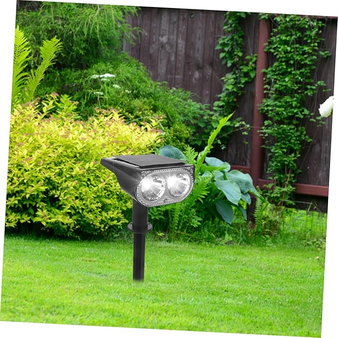 2pcs Solar Spotlight Led Lights Landscape Garden Lights Outdoor Easy Installation