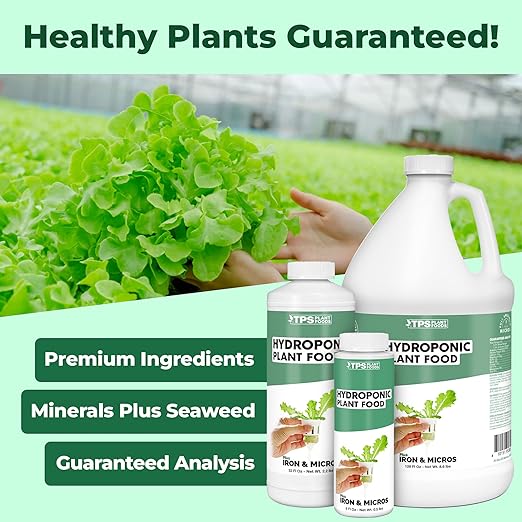 Hydroponic Plant Food Complete One Part Liquid Hydroponic Fertilizer 32 oz (1 Quart)