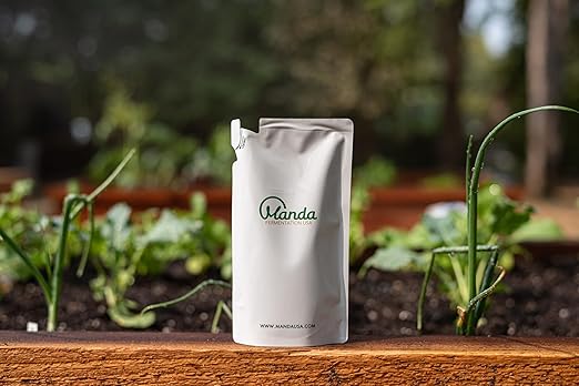 100mL |Manda Harvest | Fermented Organic Fertilizer | May Apply for All Farm and Garden Plants | 3.38FL OZ (100mL)