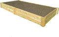 Infinite Cedar Premium Cedar Raised Garden Bed - 1 Thick Wood (4' x 8' x 11 H)