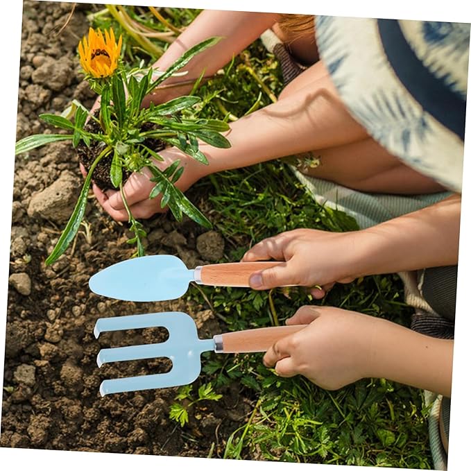 GALPADA 1set Boy Girl Gardening Tools Set Planting Tools for Boys and Girls Including Rake and Shovel Lightweight Outdoor Gardening Activities for and