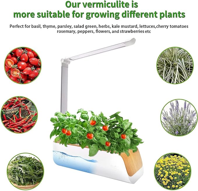Hydroponics Growing System Hydroponics Indoor Plant Lights perature and Water Level Reminders Indoor Growing Kit Great for Growing Small Plants