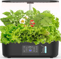 Hydroponics Growing SystemBHTNYOO-13 Pods Indoor Herbs Garden Gardening Kit with Multi-Mode Adjustable Height LED Grow LightsAutomatic Water Pump Timer (LCD Touch Screen)