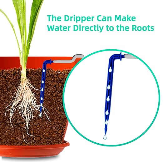 Solar Powered Drip Irrigation System OHYEAHSPIN Solar Automatic Garden Watering Outdoor Greenhouse Accessories Supported 15 Pots Plants &amp 6 Timer Modes