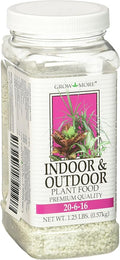 Grow More 18010 1-1/4-Pound Indoor and Outdoor Plant Food 20-6-16