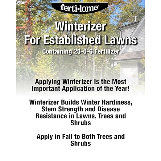 Fertilome (10896) Winterizer for Established Lawns 25-0-6 (40 LBS)