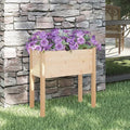 Raised Bed Wood Raised Beds for Garden Wooden Raised Bed Planter Raised Bed Wood Brown Herb Bed Wood Flower Box Flower Box Flower Tub Garden Planter 70 x 31 x 70 cm