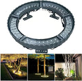 Led Outdoor Lights Low Voltage Landscape Spotlights Small Lawn Tree Ring Lights IP65 Weatherproof(Warm White LightPack of 5)