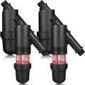 4 Pcs Drip Irrigation Inline Y Filter with Mesh Screen 3/4 x 3/4 Male Thread Connections Hydroponics Y Filter for Garden Greenhouse Agricultural Drip Sprinkler Irrigation