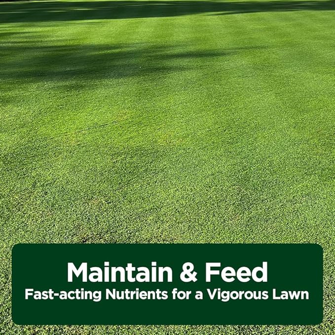 Advanced 16-4-8 Lawn Fertilizer - Liquid Lawn Food Spring &amp Summer Concentrated Spray - Any Grass Type- Fish and Seaweed Kelp- Balanced NPK - Simple Lawn Solutions (64 Ounce)