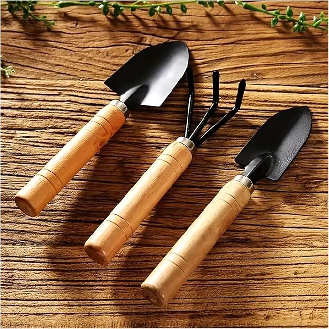 3pcs/Set Garden Tool Set Gardening Mini Succulent Plant Loose Soil Flower Gardenin