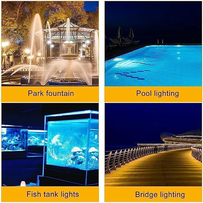 Ground LED Landscape Lights - Outdoor Buried Lights AC85-265V LED Recessed Ground Spotlights IP66 Waterproof Floor Lamp for Driveway Deck Stair Step Garden Round Landscape Lamp