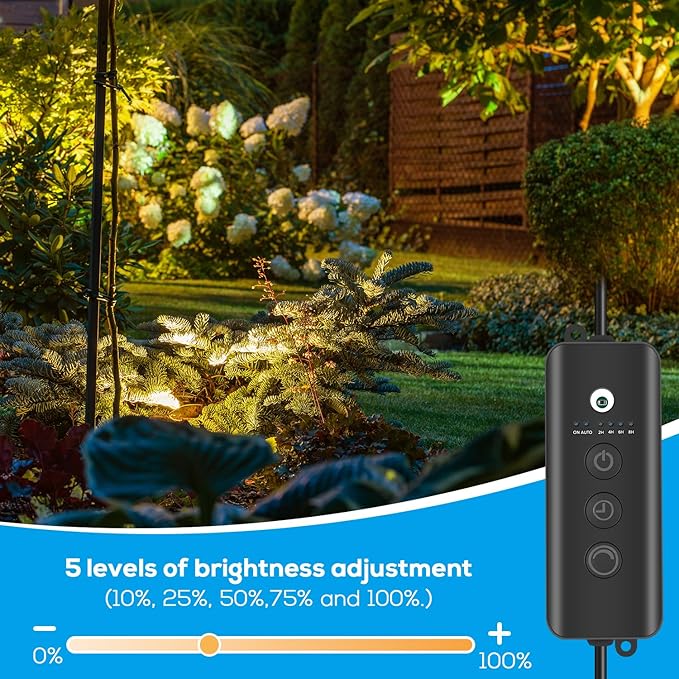 ZYAN Landscape Spotlights Sensor Controller Cannot be Used for Solar Landscape Spotlights
