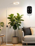 GLOWRIUM 24W LED Grow Light for Indoor Plants 23.5-71 Adjustable Height 3-Growing Full Spectrum for Tall Grow Light High PPFD 3/9/12/16H Timer 6-Level Dimming Ideal for Large Tall Plants