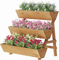 Raised Garden Bed 3 Tier Vertical Garden Planter for Indoor &amp Outdoor Raised Planter Box with Legs