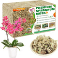 Legigo 3.3LBS Premium Sphagnum Moss for Plants- 60QT Natural Succulent Carnivorous Plant Moss Dried Long Fiber Orchid Moss for Orchid Repotting Succulent Sarracenia Potted Plants Gardening &amp Rept