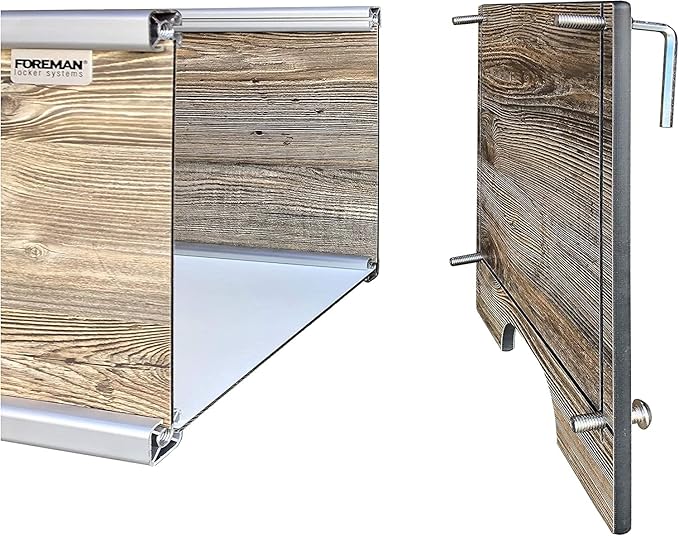 Foreman Raised Garden Bed (36x12x14) Weather Resistant Outdoor Planter Box with Drainage for Vegetable Bed Gardening and Flower Bed Gardening - Amaretto Wood Grain Pattern