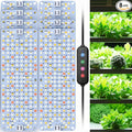 Full Spectrum 1536 LEDs Grow Lights 100W Plant Grow Lights for Indoor Plants with Daisy Chain Function Sunlike Spectrum4/8/12/16/20H Timer for Seed Starting(Pack8)