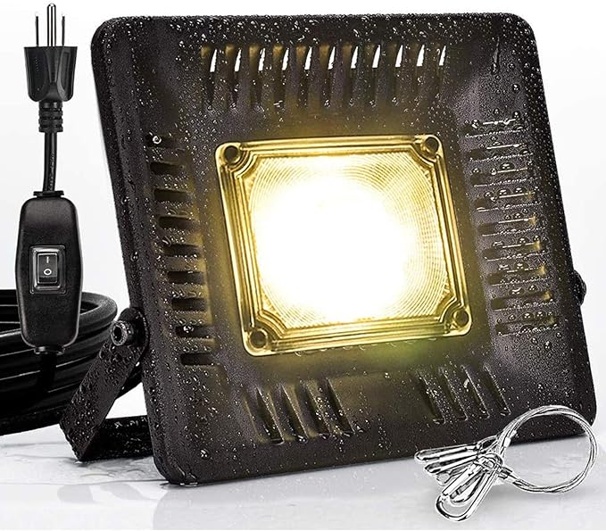 Relassy 150W Waterproof Plant Light Outdoor Grow LightSunlikeFull Spectrum LED Grow LampWithout NoiseUltra ThinHeat Dissipationfor Seedling Growing Blooming Fruiting