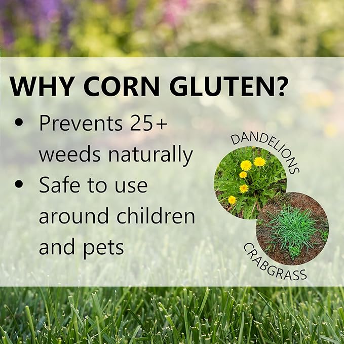 Jonathan Green 11591 Corn Gluten Lawn Fertilizer 10-0-2 Formula 5000-Sq. Ft. Coverage - Quantity 1
