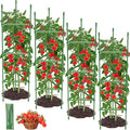 4PCS Tomato Cages for Garden Tomato Trellis for Raised Garden Bed 51.2 Tall Cage Plant Support for Pots Gardening Supplies Trellis for Climbing Plants (4PCSHigh: 51.2 Inch)