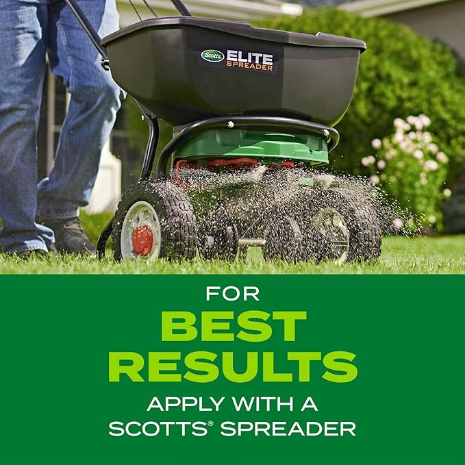 Scotts Turf Builder Rapid Grass Tall Fescue Mix - Combination Grass Seed and Fertilizer for Lawns Lawn Seed that Grows in Just Weeks 5.6 lbs. (Pack of 4)