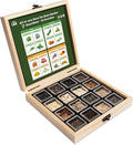 Lush&ampDew Save Bees Garden Seed Bank Gardening Gift for Women Men16 Varieties Non-GMO Heirloom Pollinator-Friendly Vegetable Flower Seeds Kit Planting in Raised Beds Outdoors Milkweed Poppy Lup