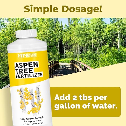 Aspen Tree Fertilizer Complete Liquid Aspen Tree Plant Food 32 oz (1 Quart)