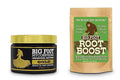 Big Foot Mycorrhizae Starter Bundles - for Established Plants Transplanting Rooting Powder - Big Foot Gold 4 oz + Root Boost 2 oz