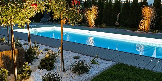 GKOLED Solid Brass Spotlight Low Voltage Landscape Lighting LED Outdoor Lights for Garden Patio Yard Directional Up and Down Light with 5W MR16 Bulb 12V 2700K Warm White 2 Pack