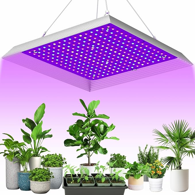 LED Grow Lights Grow Lights for Indoor Plants Full Spectrum Hanging Seed Starting Seedlings Vegetable Growing Lamps 3000 Lumen