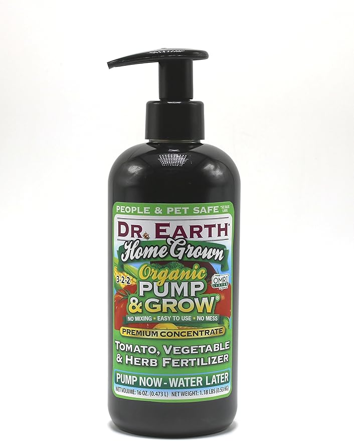 Pump &amp Grow Home Grown Tomato Vegetable &amp Herb Fertilizer 16 oz