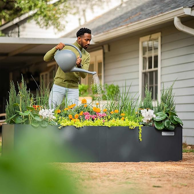 Vego Garden 17 Tall 41 Wide Extension Kit for Modern Raised Garden Beds Midnight Blue