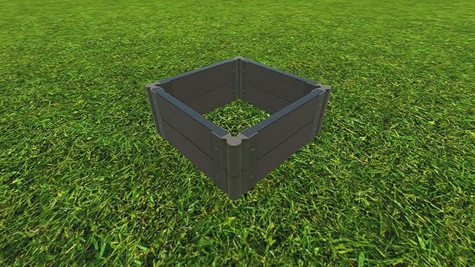 Frame It All Weathered Wood 2 X 2 X 11' Garden Raised Bed - 2 Profile