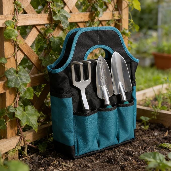 7pcs Gardening Tools Set - Complete Heavy Duty Garden Tools Set with Handbag - Gardening Supplies Kit Or Beginners Professional