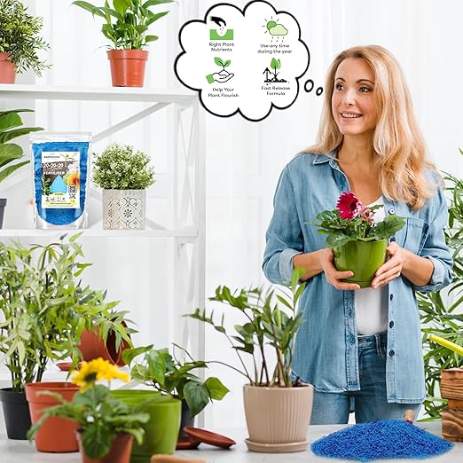 10-10-10 Fertilizer &amp 20-20-20 Water Soluble Fertilizer Bundle for All Purpose Plants - Liquid Fertilizer with Seaweed Kelp &amp Iron - Plant Food Outdoor &amp Indoor Plant Food 8oz &amp 1/2 Q