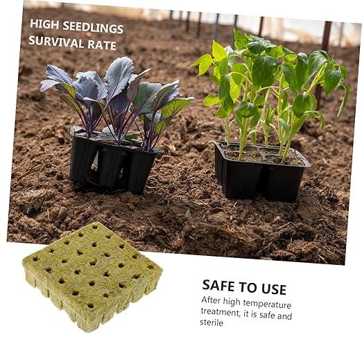 BESPORTBLE 75pcs Soilless Starter Plugs Plant Rooting Blocks Nutrients for Vegetable Flower Gardens