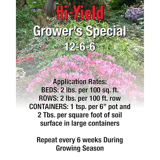 Hi-Yield (34191) Grower's Special Fertilizer 12-6-6 (10 lbs.)