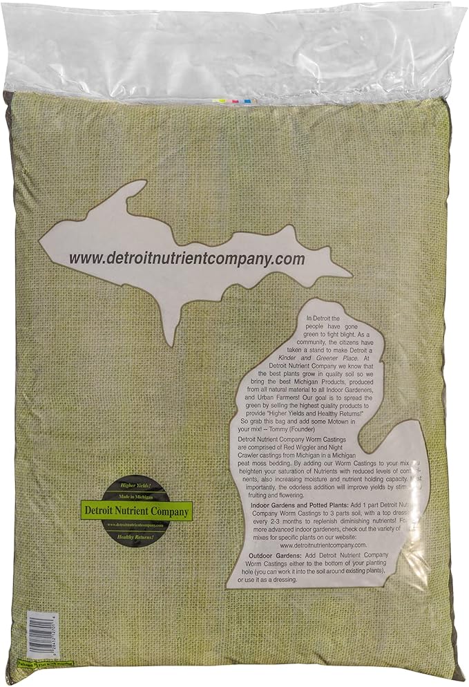 All Natural Vermicompost Worm Castings 25 Pounds
