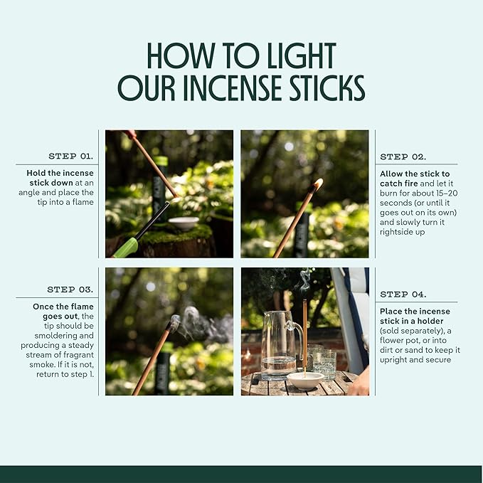 Murphy’s Naturals Mosquito Repellent Incense Sticks 12 Count Bug Repellent with Citronella for Patio &amp Camping 2.5+ Hours per Stick