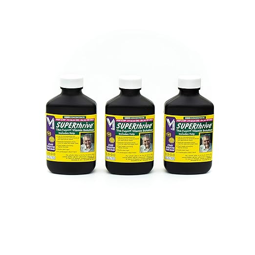SUPERthrive Original Plant Vitamin Solution with Kelp for All Plants 4 Oz. - 3 Pack