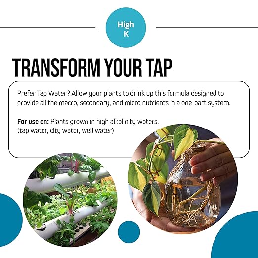 Jack's Nutrients 15-5-20 Tap Water-Soluble Fertilizer 2.2lbs - Lowers Water pH for Leaf and Root Growth in Continuous Liquid Feed Programs