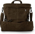 Barebones Harvesting and Gathering Bag - Foraging Harvest and Fruit Picking Bag with Convertible Straps - Water-Resistant Waxed Canvas Gardening Tool Bag (Dark Khaki)