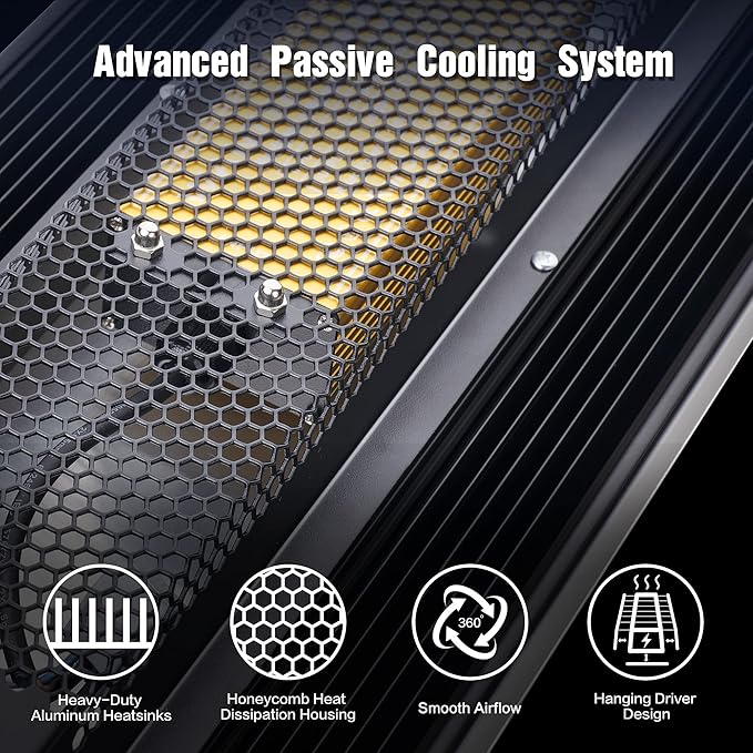 LED Grow Lights High-Red Photons Full Spectrum Grow Lights for Indoor Plants 120W Daisy Chain and Dimmable Function Plant Lights with UV Greenhouse Waterproof Grow Light (GF1200D)