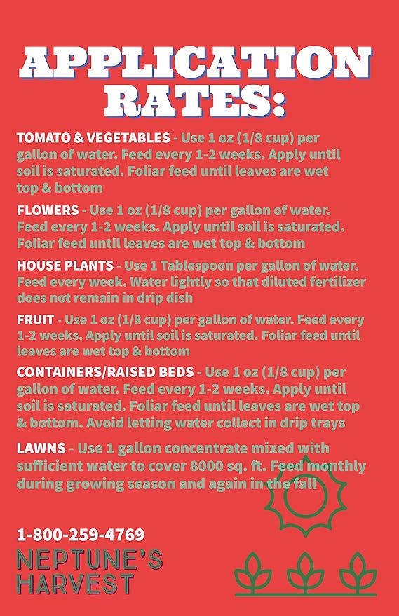 Neptune's Harvest Tomato &amp Veg Fertilizer 2-4-2