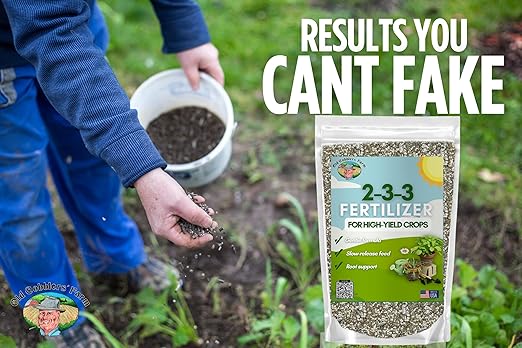 Old Cobblers Farm™ Wicked Organics 2-3-3 Fertilizer – Slow-Release Plant Fertilizer for Vegetables Lawns Flowers &amp Trees. Supports Strong Roots &amp Growth. (5 lbs | 10 lbs | 15 lbs | 20 lbs) (