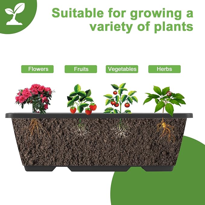 5 Tier Vertical Raised Garden Bed Planter Box Vertical Raised Bed with Drainage Holes for Indoor Outdoor Herbs Flowers Vegetables Plants Grey