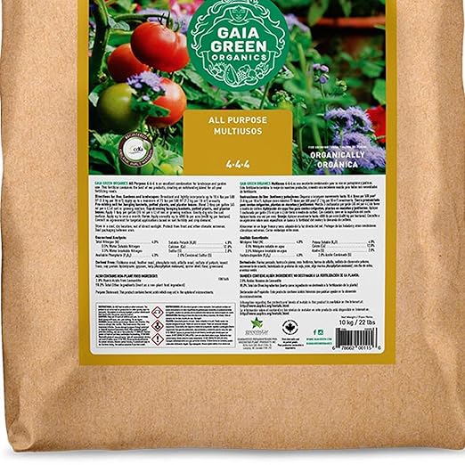 GAIA GREEN All Purpose Soil Supplement for Resilient Crop Growth Ideal for Household Plants Urban Gardens Lawns and Greenhouses 10 Kilos