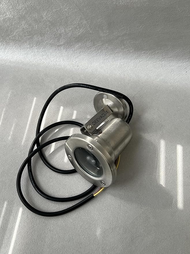 DEEVACLIX LED Underwater Lights 6W Spotlights IP68 Waterproof Submersible Spotlights Suitable for Garden Yard Lawn Pathway