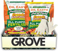 Dr. Earth Organic Fertilizer Flowers/Fruits/Vegetables Bundle with Organic All Purpose Potting Soil + Work Gloves – Gift Set (3 Items)